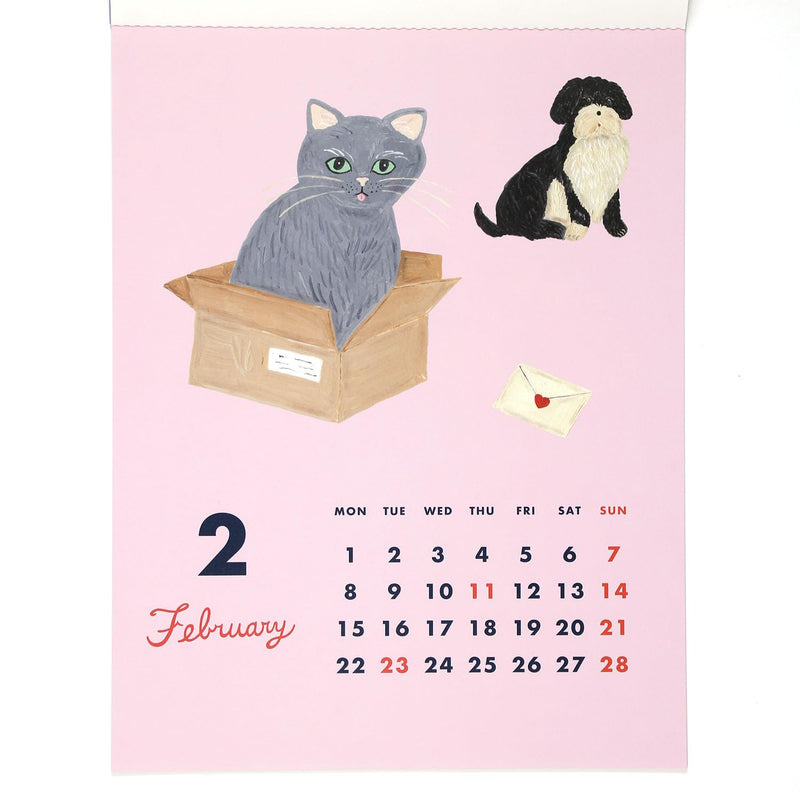 New Japan Calendar 2027 Desk Calendar Wall Desk 2way Color Index NK8546