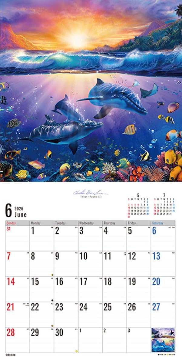 Try-X 2026 Wall Calendar Lassen CL-472 60x30cm