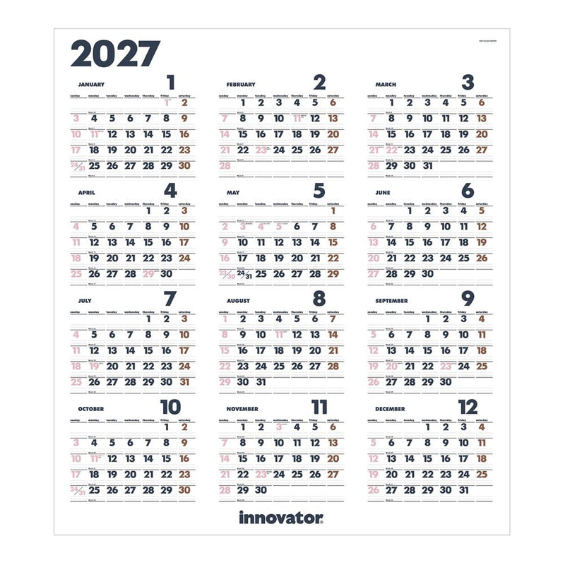 Innovator 2027 Calendar Poster 31442006