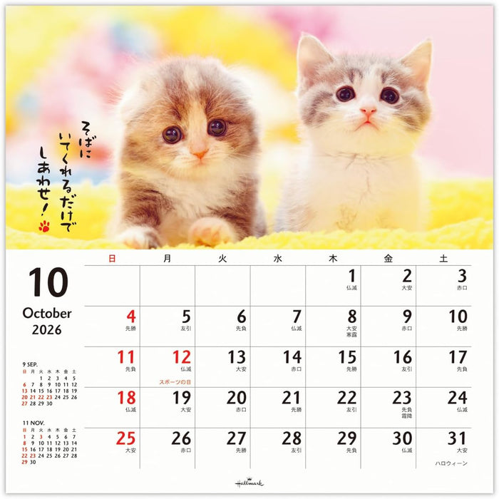 Hallmark 2026 Wall Calendar Homenyanko Large 845308