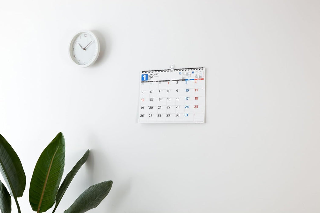 Takahashi 2026 Wall Calendar B4 E72