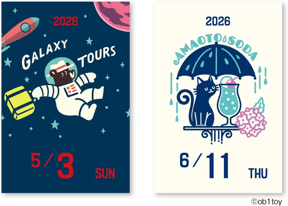 New Japan Calendar 2026 Page-A-Day Calendar ob1toy mini mini Page-A-Day Calendar NK4440