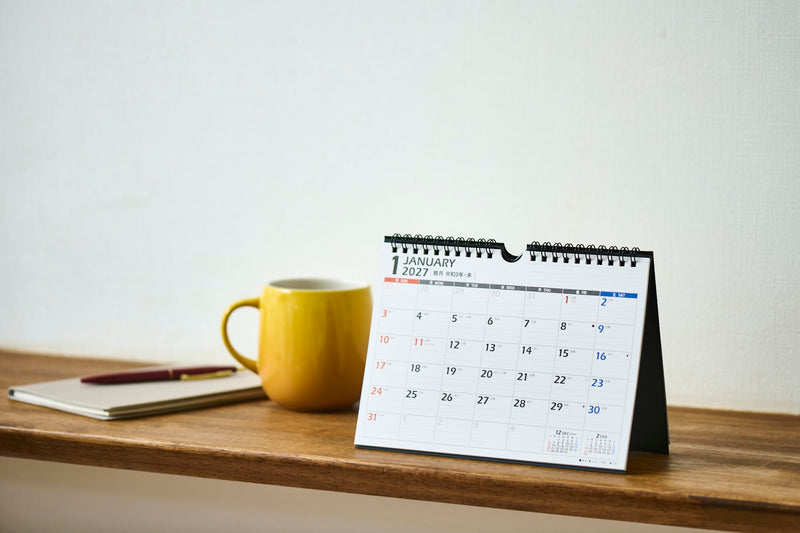 Eco Wall & Desk Calendar 2027 A5 E104