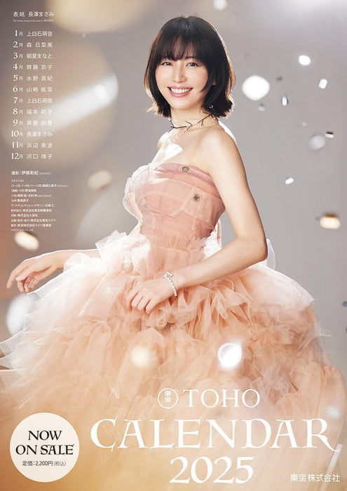 Try-X 2025 Wall Calendar Toho Calendar CL-243 75 x 49cm