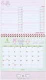 Sanrio Ring Calendar 2025 My Melody Desk Calendar with Schedule Stickers 451266