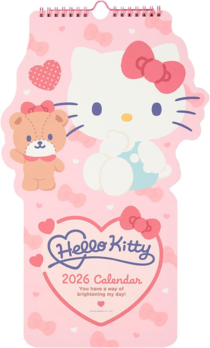 Sanrio Die Cut Calendar 2026 Hello Kitty Wall Calendar 622800