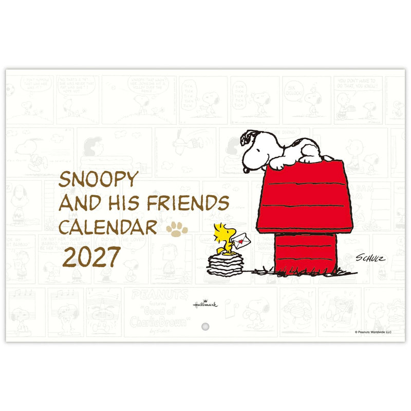 Hallmark Snoopy 2027 Wall Calendar Small 853327