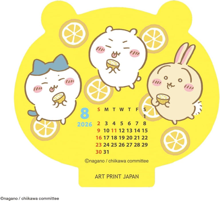 2026 Chiikawa Die-cut Desk Calendar