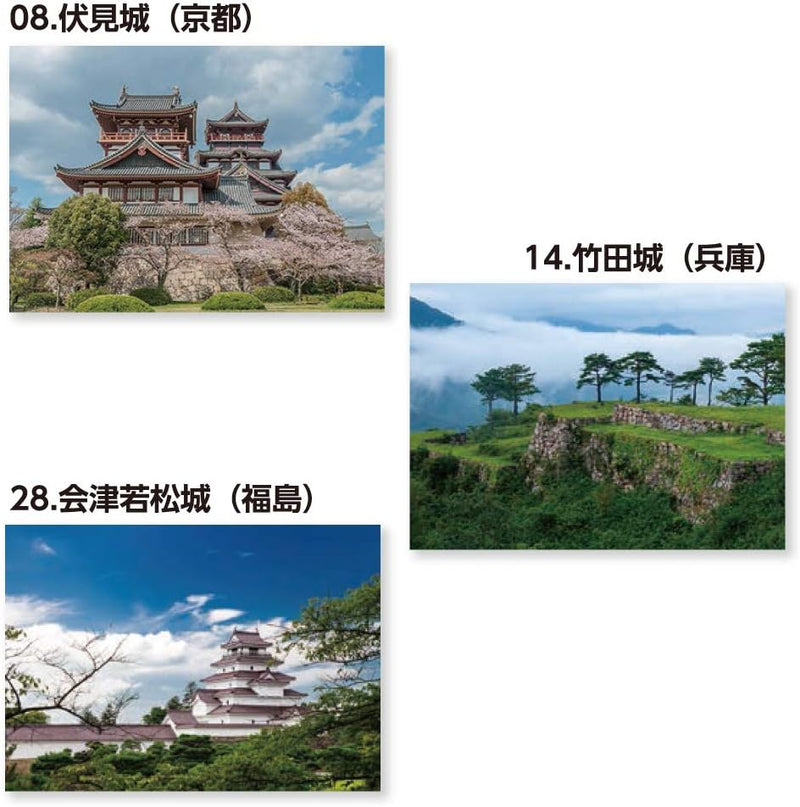 New Japan Calendar Perpetual Page-A-Day Desk Calendar Castle NK8675