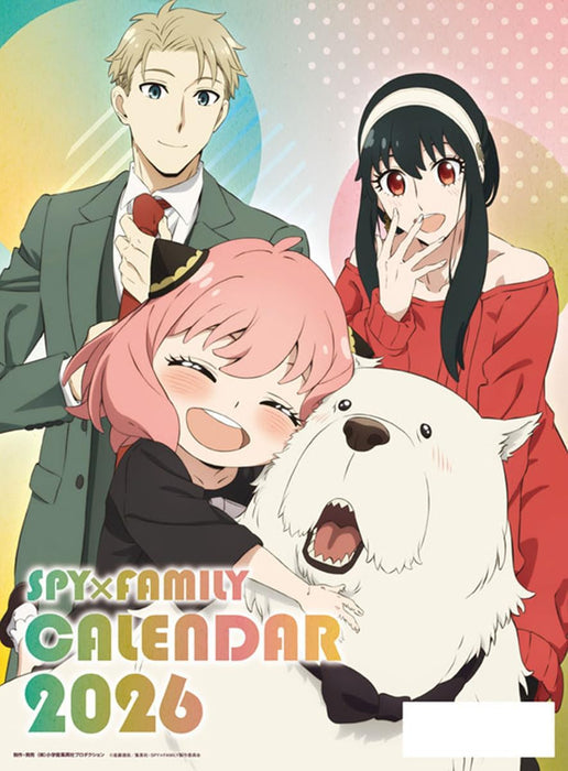 Shogakukan Shueisha Production SPY x FAMILY 2026 Wall Calendar A2 CL-010