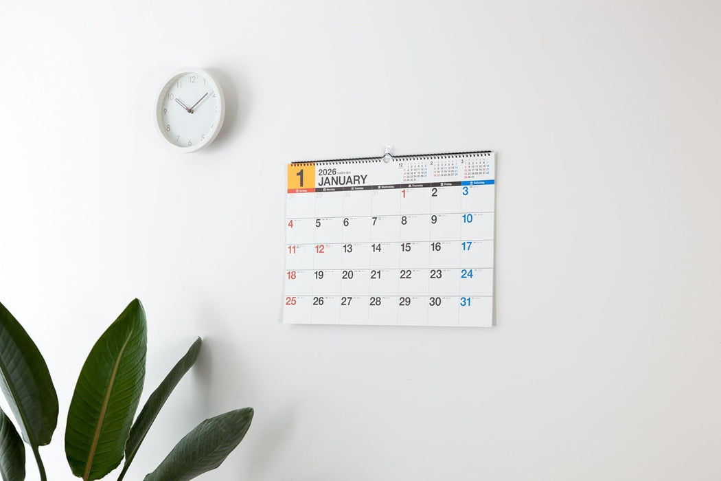 Takahashi 2026 Wall Calendar B3 E53