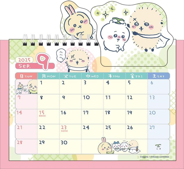 Ensky Chiikawa 2025 Pop-up Desk Calendar CL-074