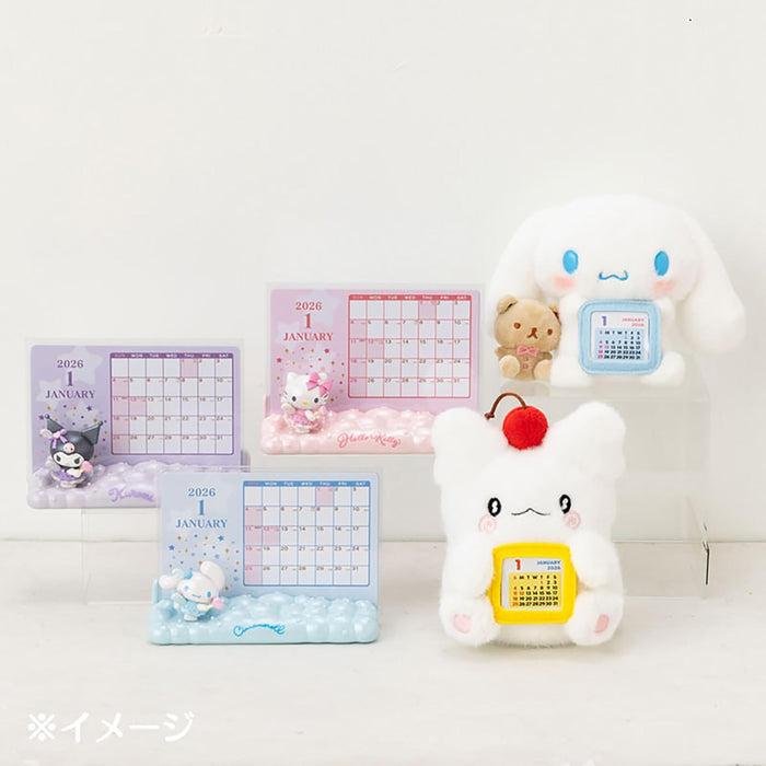 Sanrio Plush Calendar 2026 HANAMARUOBAKE  Desk Calendar 622877