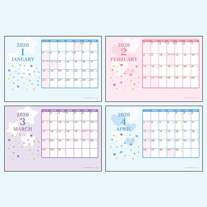 Sanrio Cinnamoroll 2026 Mascot Desk Calendar 622893