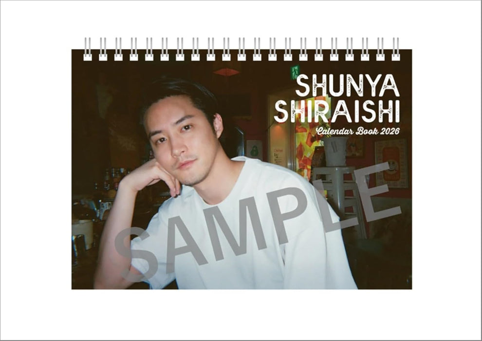 Hagoromo Shunya Shiraishi Calendar Book (with Paper Stand) 2026 Desk Calendar CL26-0320