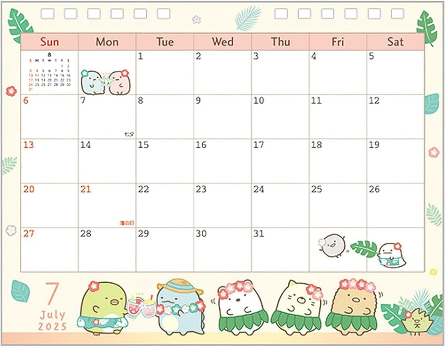 Sumikko Gurashi Desk Calendar 2025 CD39401