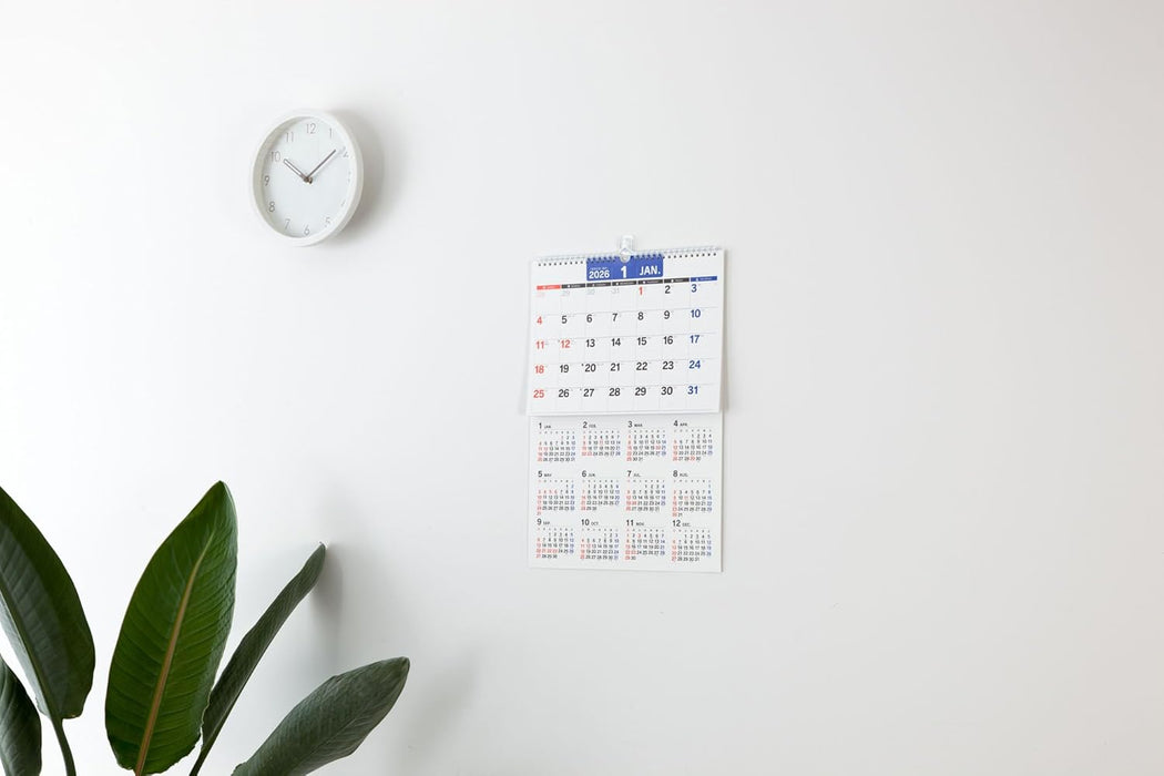 Takahashi 2026 Wall Calendar A3 E18