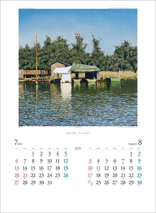 Todan 2025 Wall Calendar Xavier Rodes CL25-1095