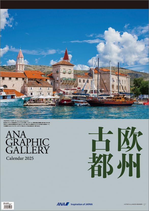 ANA 'Graphic Gallery: Historic European Cities' 2025 Wall Calendar CL25-1144