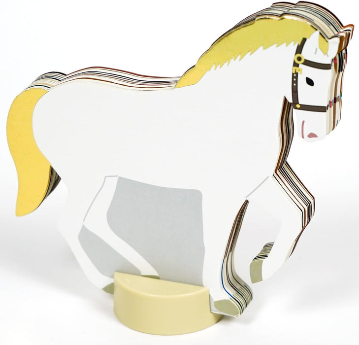 Greeting Life 2026 Desk Calendar Animal Die Cut Horse Zodiac C-1721-ET