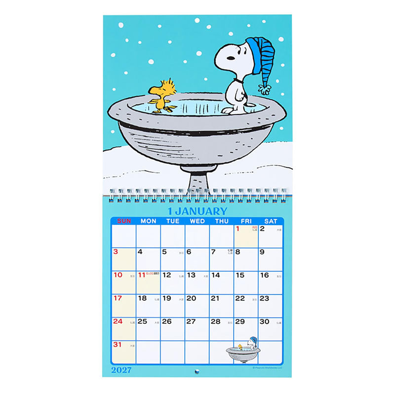 Sanrio Wall Calendar M 2027 Snoopy Wall Calendar 921688
