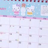 Sanrio Ring Calendar 2025 Hello Kitty Desk Calendar with Schedule Stickers 451258