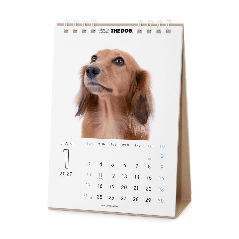 THE DOG 2027 Wall Calendar Mini Size [American Cocker Spaniel]