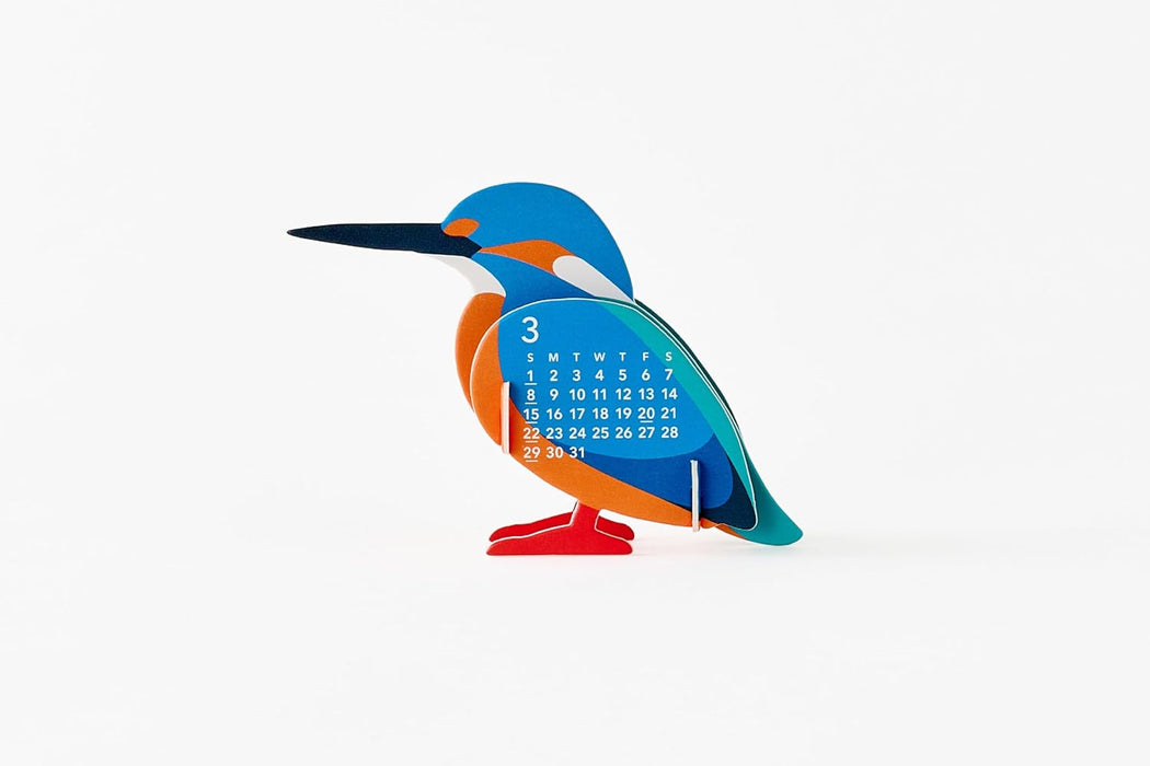 good morning 2026 desk calendar bird 2463