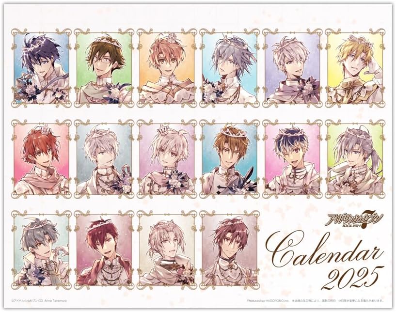 Hagoromo IDOLiSH7 2025 Desk Calendar No.83108