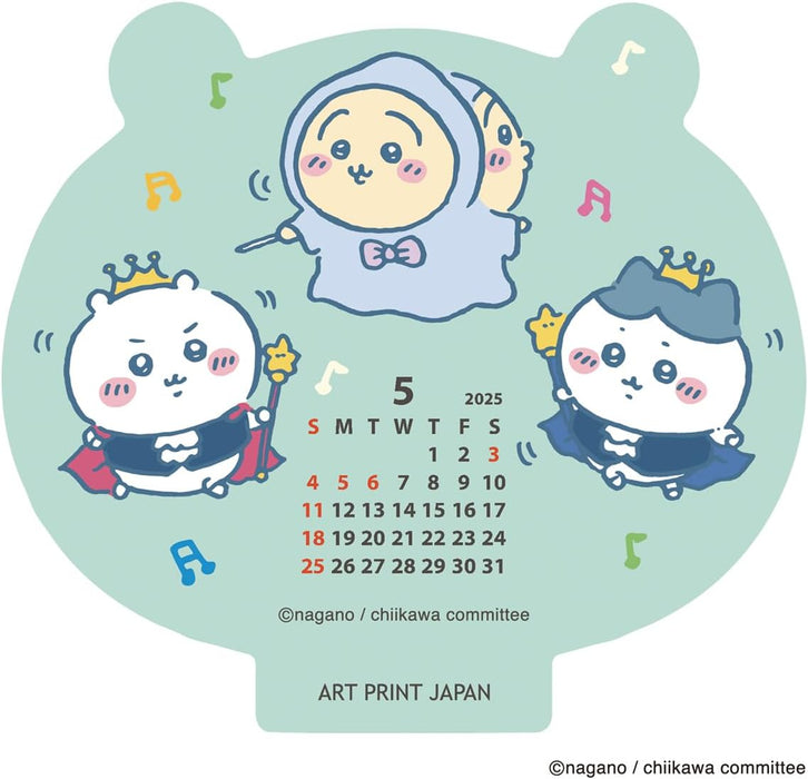 2025 Chiikawa Die Cut Desk Calendar No.185