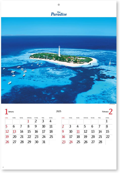 New Japan Calendar 2025 Wall Calendar The Paradose 610x425mm NK113