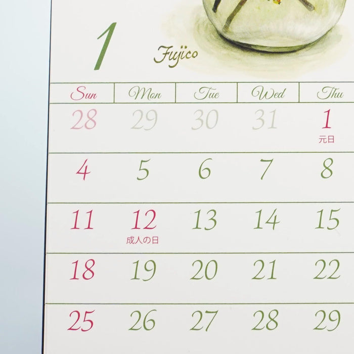 Fujico Hashimoto 2026 Desk Calendar ML CAL-223