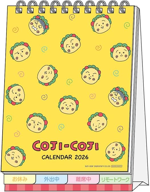 Sun-Star Stationery Coji-Coji 2026 Desk Calendar Sakura Momoko Theater Coji-Coji S8521760