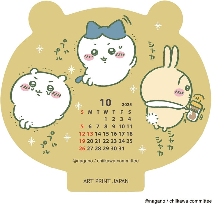 2025 Chiikawa Die Cut Desk Calendar No.185