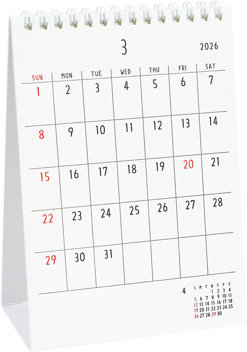 Greeting Life 2026 Desk Calendar Noritake C-1678-NT