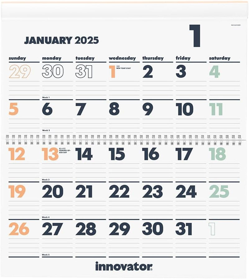 Innovator 2025 Wall Calendar M 31351006