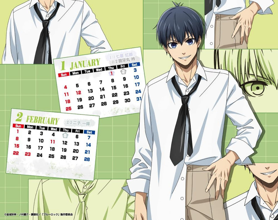 Hagoromo Blue Lock 2026 Desk Calendar CL26-0037