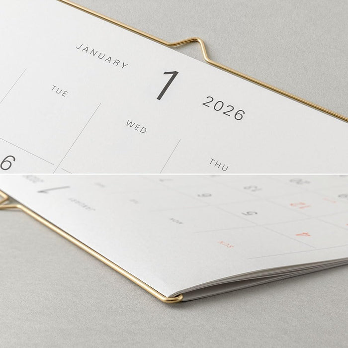 Midori 2026 Wall Calendar Hanger Calendar 31381006