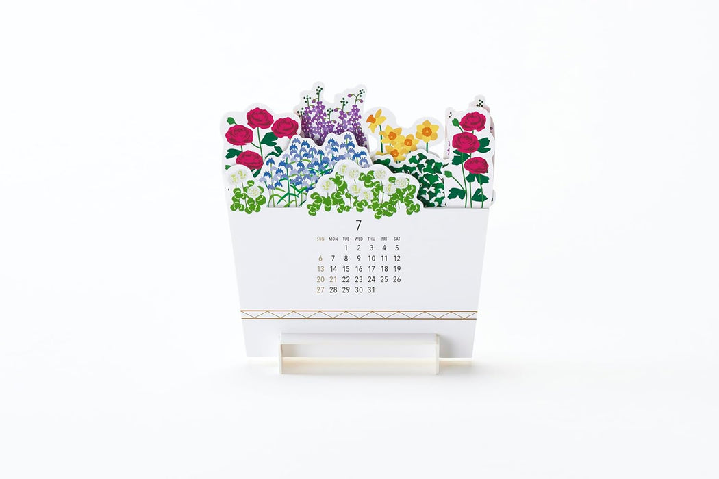 good morning 2025 desk calendar bloom 2081