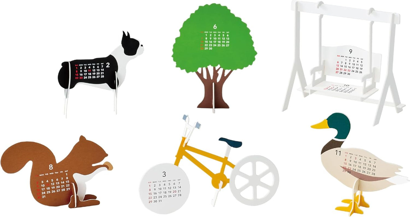 good morning 2026 desk calendar park 2388