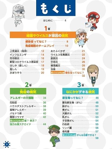 Cells at Work! (Hataraku Saibou) Encyclopedia of Diseases: Protecting Your Body and Mind