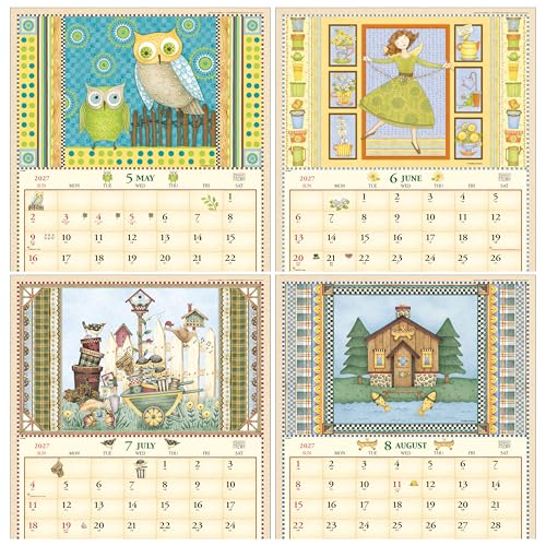 Todan 2027 Wall Calendar Debbie Mumm (American Country) 53.5 x 38cm TD-869