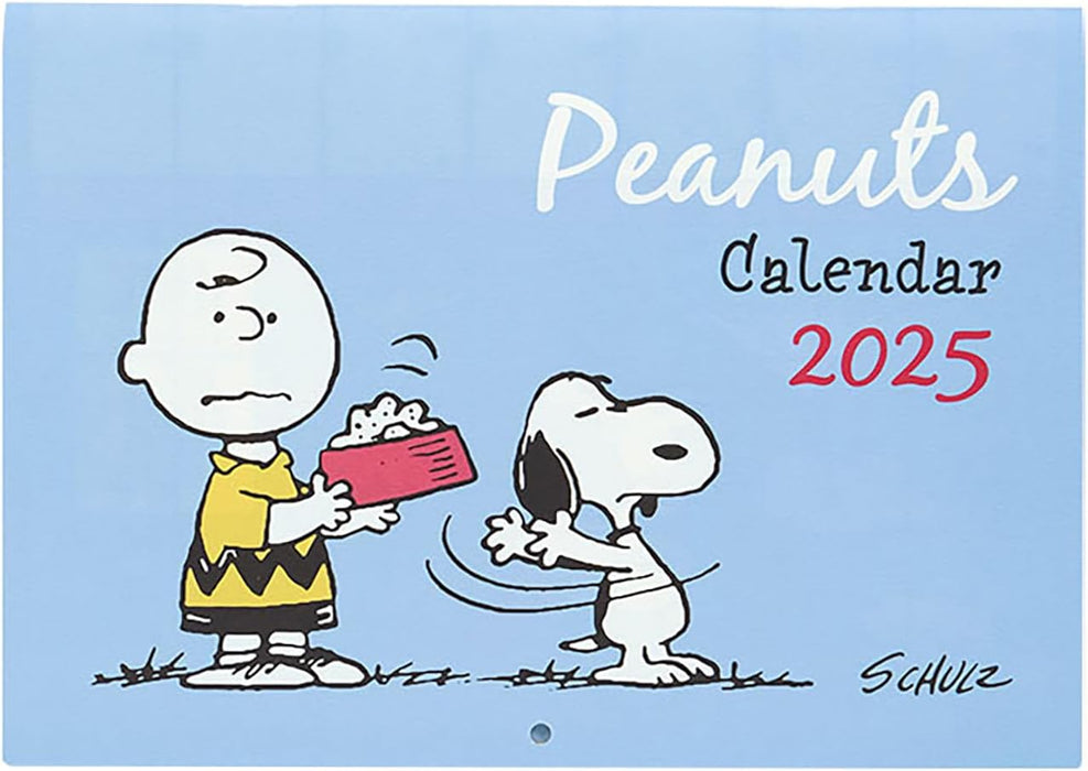 Sanrio Wall Calendar Horizontal 2025 Snoopy Wall Calendar 452939