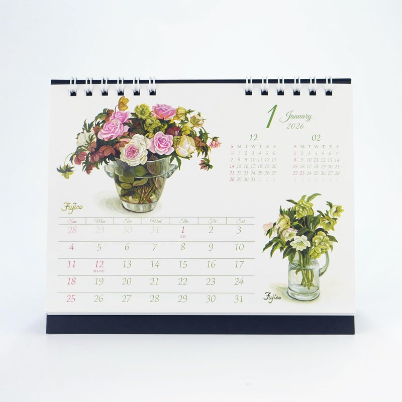 Fujico Hashimoto 2026 Desk Calendar S CAL-221