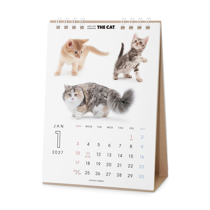 THE CAT 2027 Desk Calendar [All Stars]