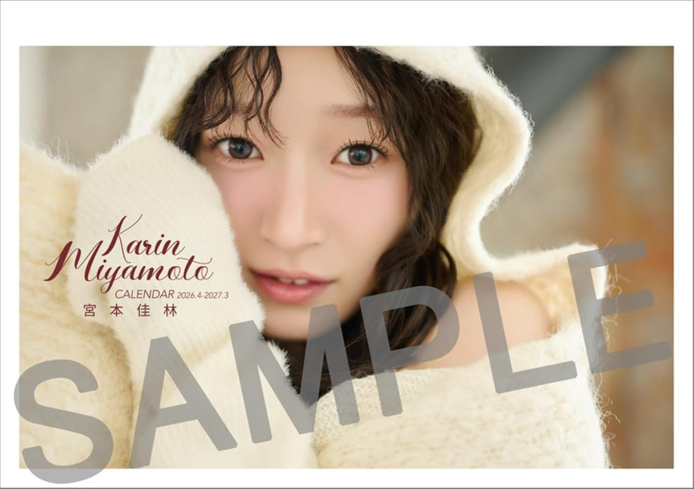 Hagoromo Karin Miyamoto 2026 Desk Calendar (April Start) CL26-4502