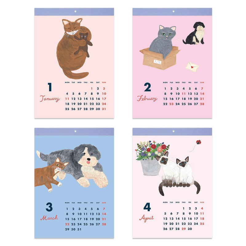New Japan Calendar 2027 Desk Calendar Wall Desk 2way Color Index NK8546