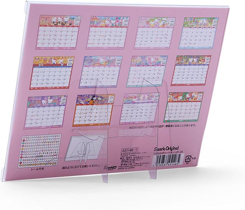 Sanrio Sheet Calendar 2025 Hello Kitty Desk Calendar 451461