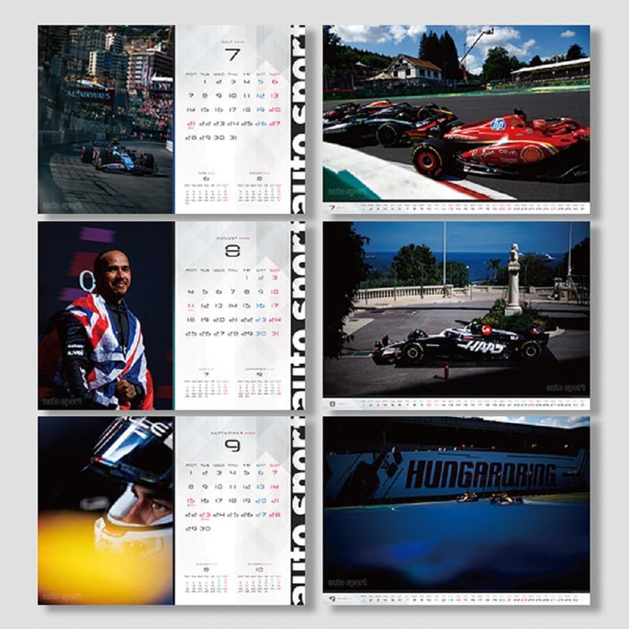 2025 Auto Sport Calendar FORMULA 1 (Desk Calendar)