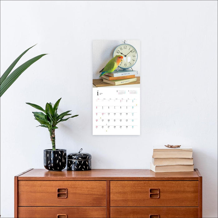 2026 Rosy-faced Lovebird Calendar